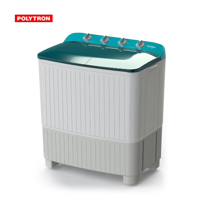 Polytron Mesin Cuci 2 Tabung 8 Kg - PWM 8368 B (Biru)